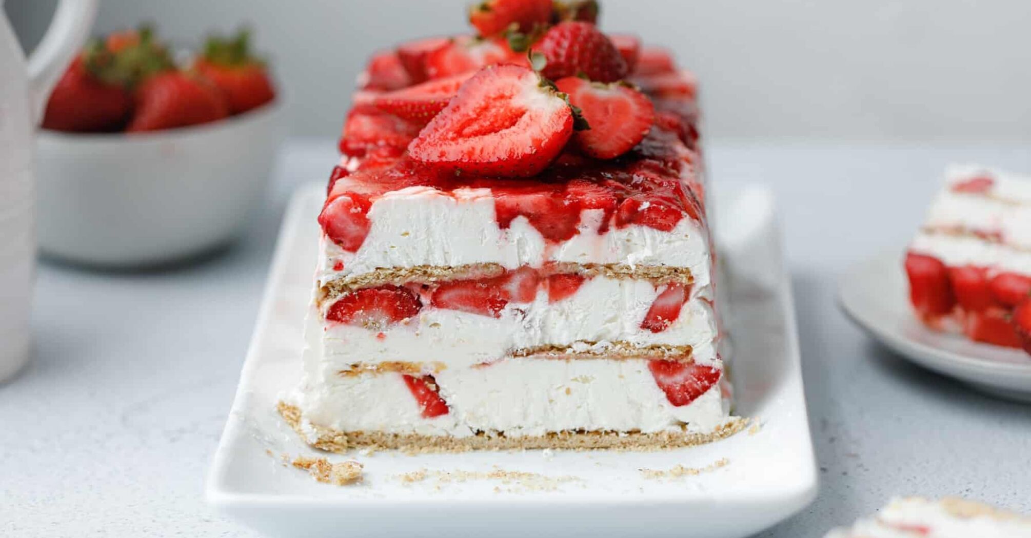 Simple no-bake strawberry dessert that is ready in minutes