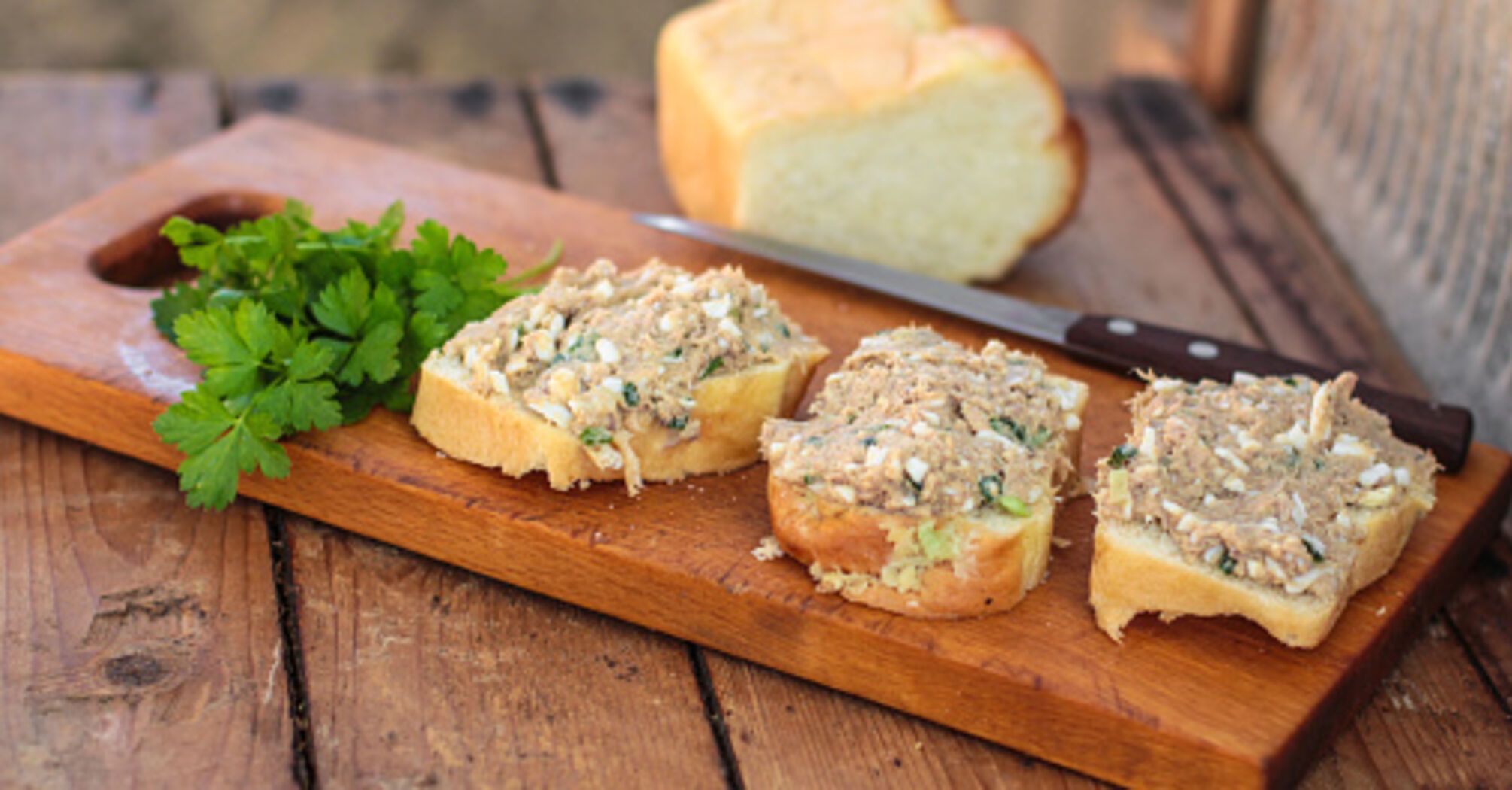 Bread spread on bread