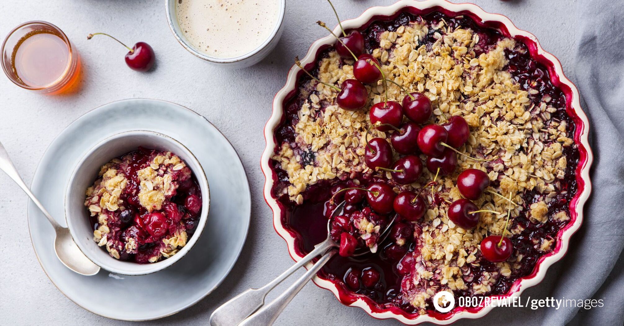 Berry crumble