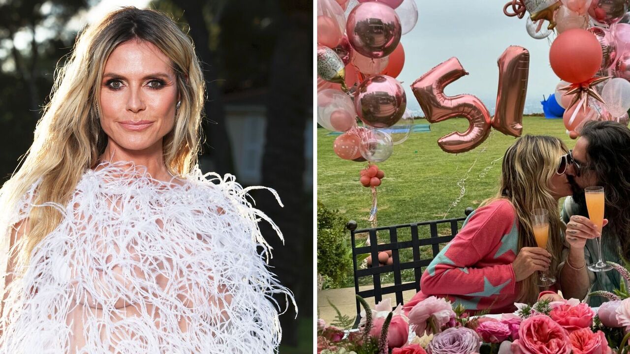 Supermodel Heidi Klum celebrated her 51st birthday with her four children and 34-year-old husband. Photo