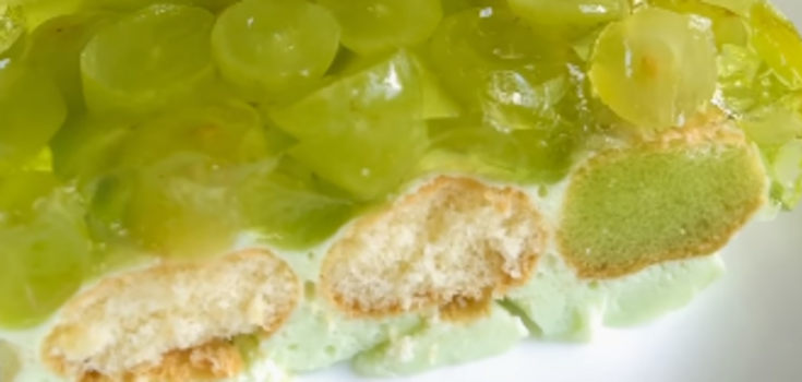 No-bake dessert with grapes: just what you need in the incredible heat