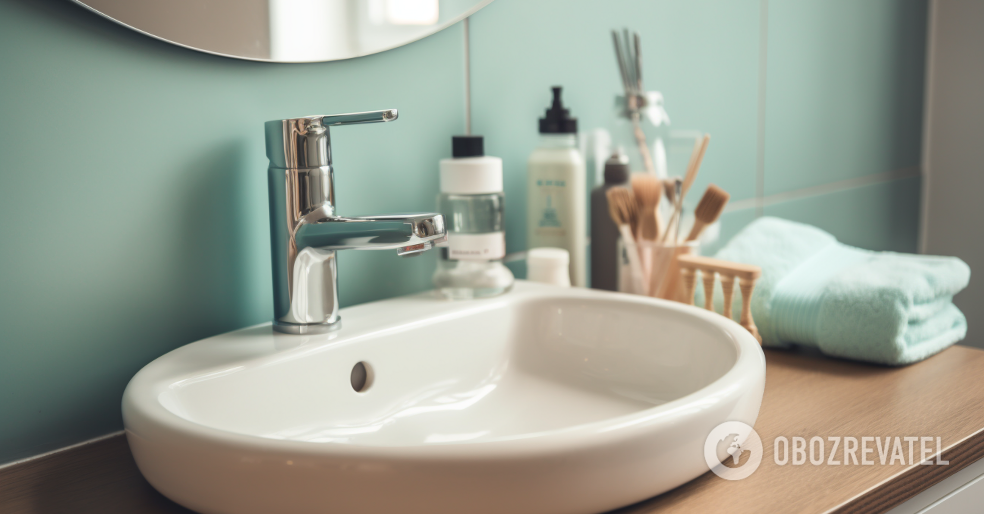 How to clean your bathroom to a shine: simple products 