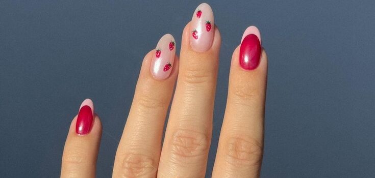 Fruit manicure. 10 ideas for women who like to look bright