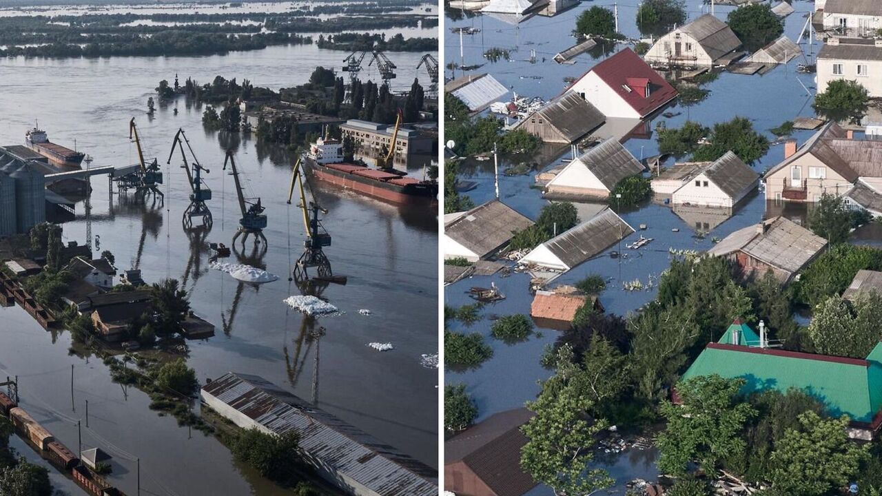A year ago, the occupiers blew up the Kakhovka hydroelectric power station: what were the consequences of the disaster and what does the former reservoir look like now? Photos