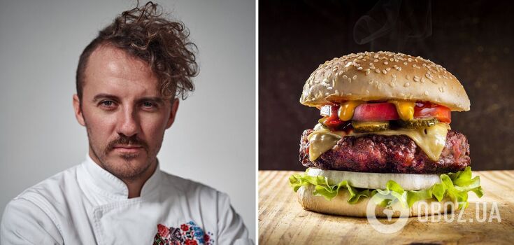 Yevhen Klopotenko explained how to cook burgers at home