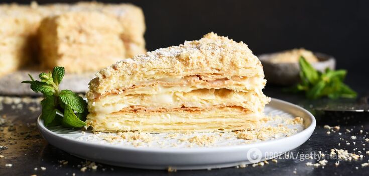 Delicious homemade "Napoleon"