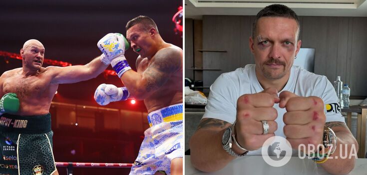 "Strange feelings": Usyk answers questions about jaw fracture in Fury fight