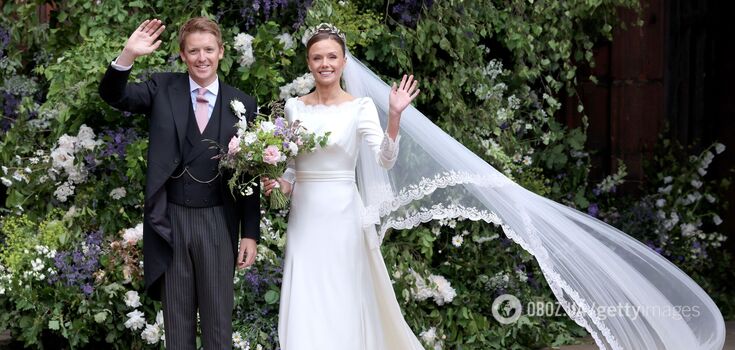 The wind went wild in earnest: the first footage from the royal "wedding of the year" appeared