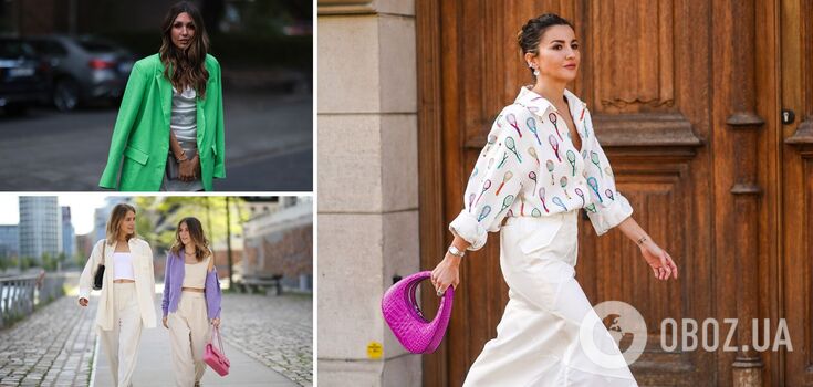 Stylist shows 8 fashionable looks for summer that are easy to repeat. Photo