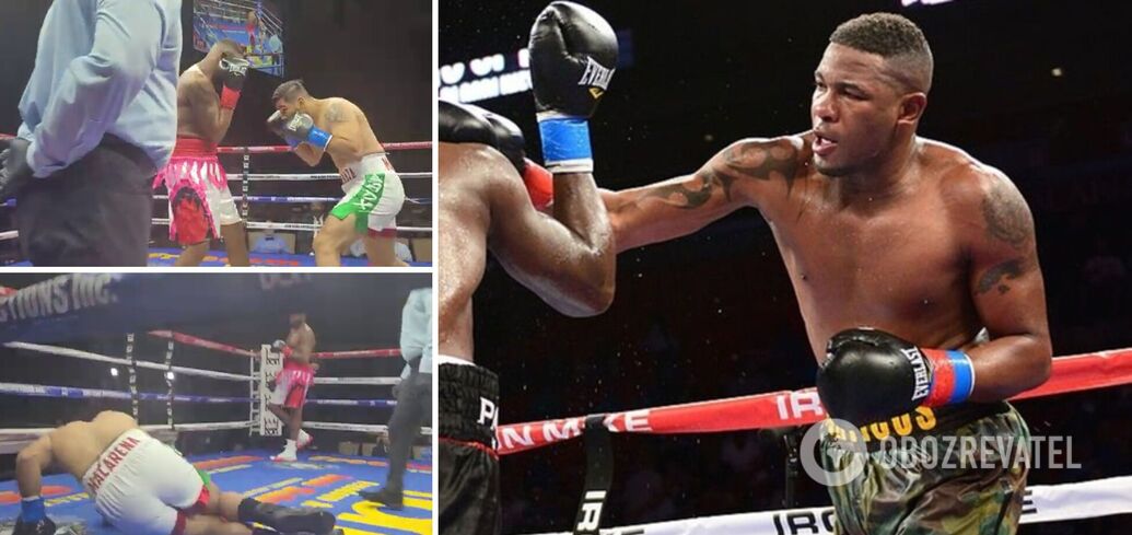 The former world champion won by knockout in the 1st minute of the fight. Video