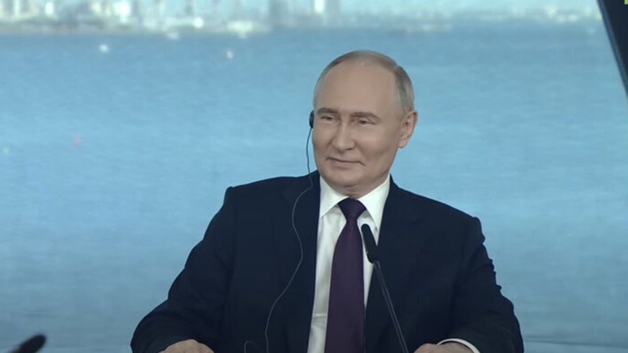 Dictator Vladimir Putin at the SPIEF