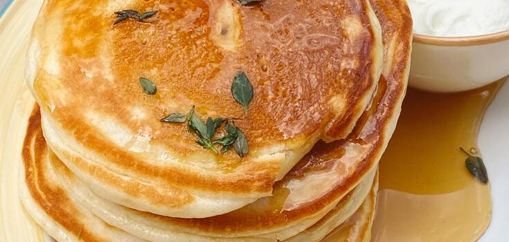 Homemade pancakes