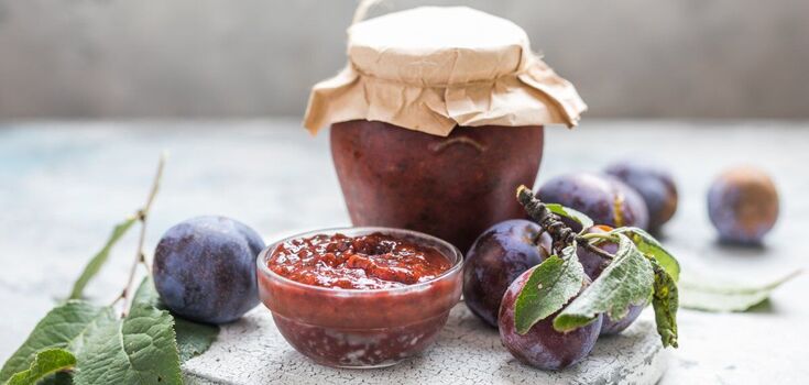 Tastier than tkemali: how to prepare spicy plum adjika for winter
