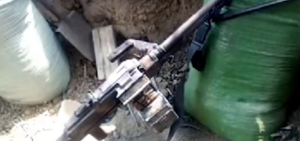 Dron naziemny ukraińskich sił zbrojnych umiejętnie ukradł karabin maszynowy okupantom: wideo