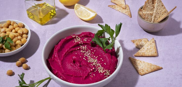 Beet hummus: how to prepare a simple and healthy dish in a few minutes
