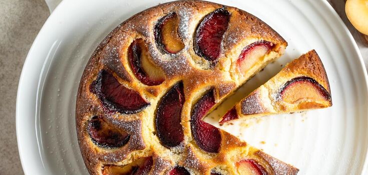 Recipe for plum pie