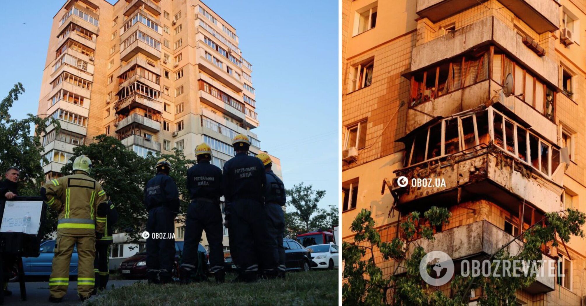 Consequences of the missile attack on Kyiv