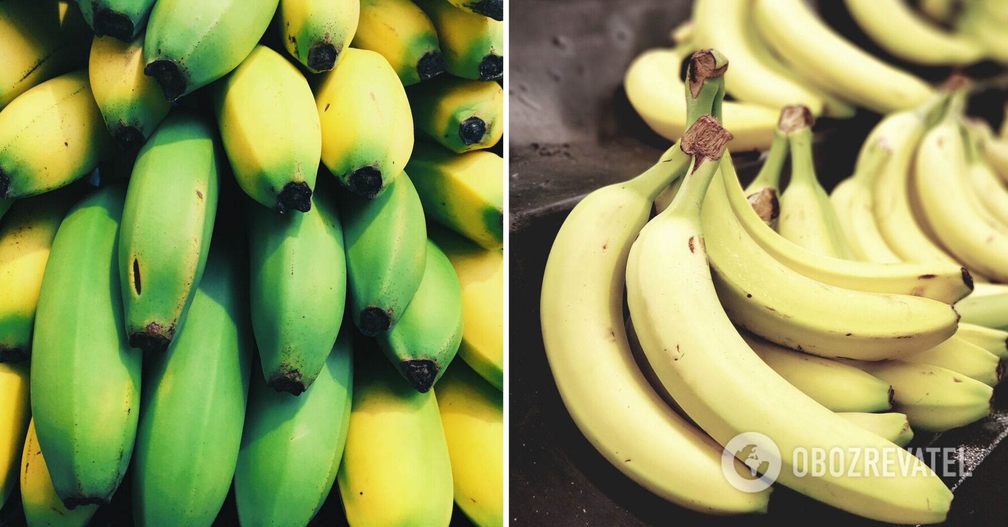Green bananas