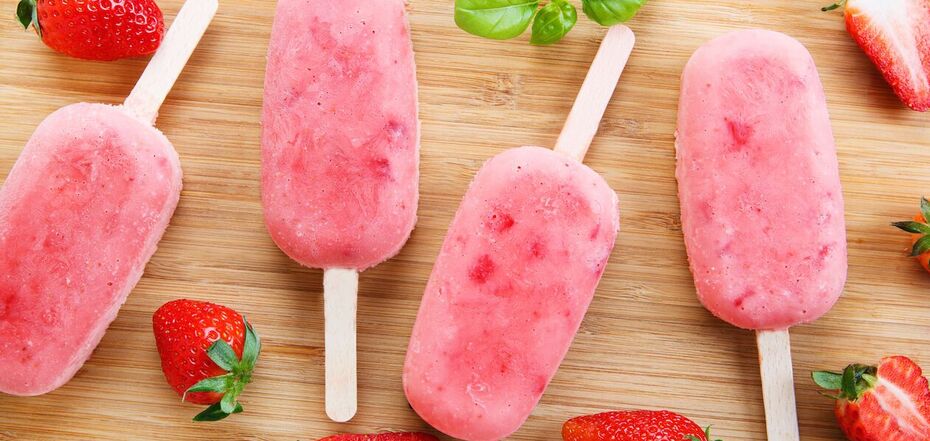 Strawberry ice cream