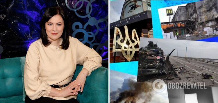 TV presenter Tetiana Vysotska impressed with the amount of money a Ukrainian needs to leave the occupation