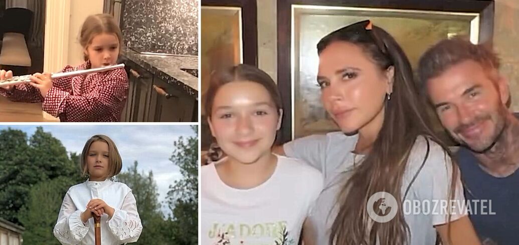 David Beckham congratulated his only daughter on her 13th birthday and showed cute baby videos