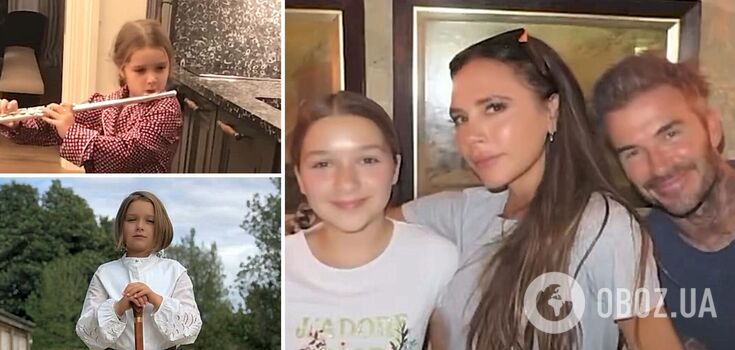 David Beckham congratulated his only daughter on her 13th birthday and showed cute baby videos