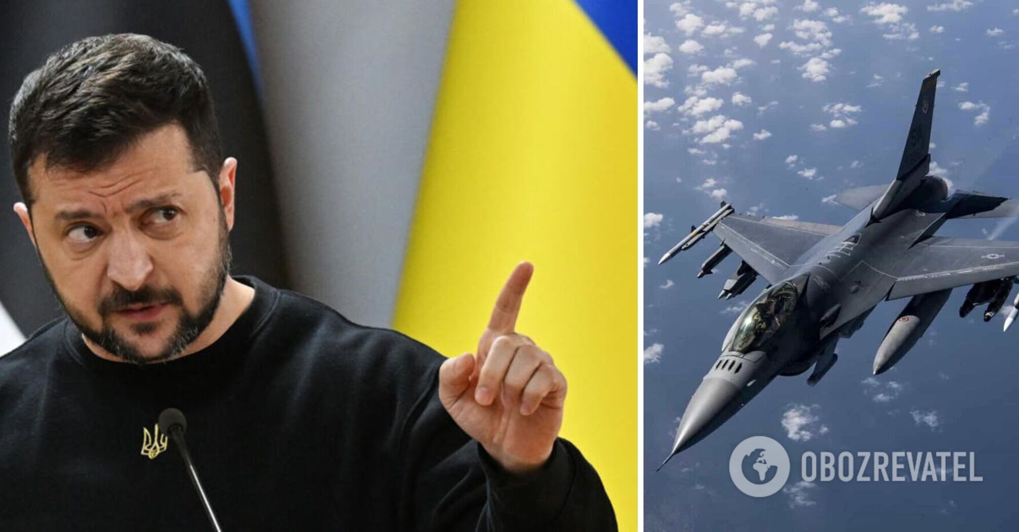 In Washington, Zelenskyy explained how many F-16s Ukraine needs and pointed out a nuance with the Patriot