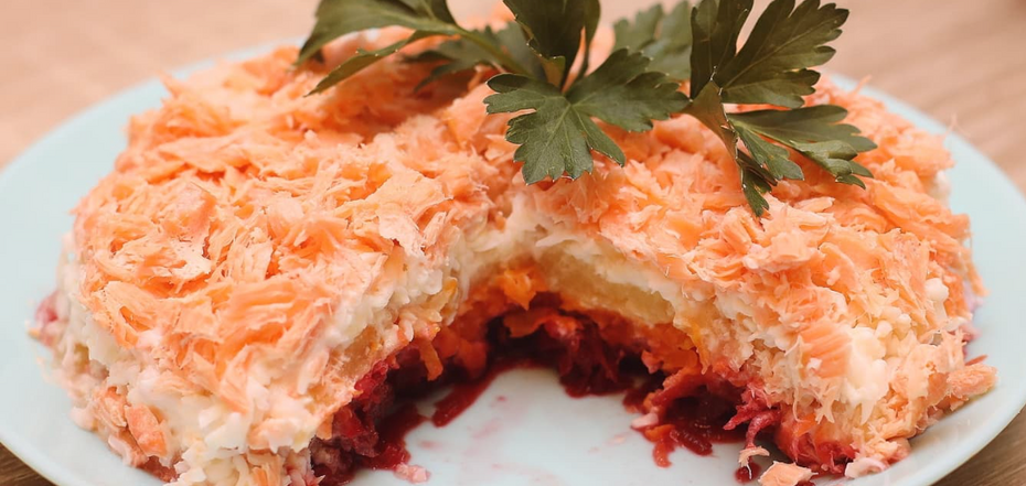 How to make Fur Coat salad without herring