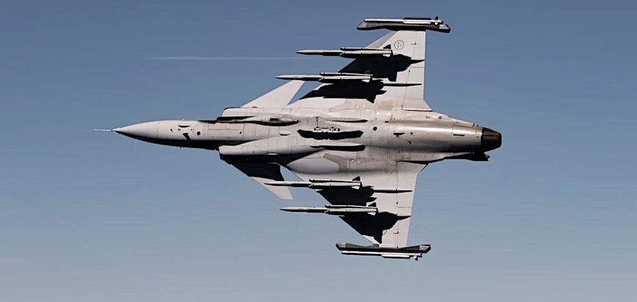 Swedish fighter jet JAS 39 Gripen