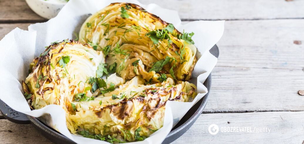 Dishes from cabbage