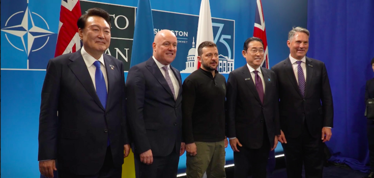 First for Ukraine: Zelenskyy held a meeting with the leaders of NATO's Indo-Pacific partner countries. Video