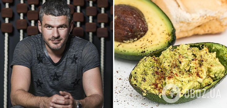 A light appetizer of avocado and tuna