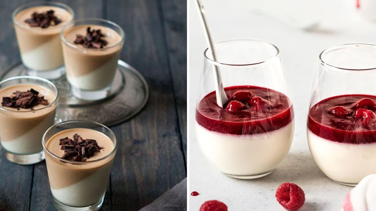 Panacotta without sugar and lactose: how to make a low-calorie dessert