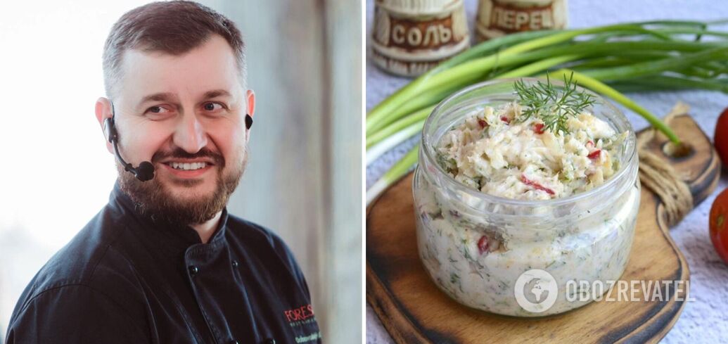 Anatolii Dobrovolskyi shares a recipe for a delicious lard spread