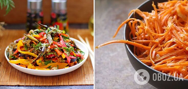 Not only Korean carrots: recipes for spicy vegetable appetizers