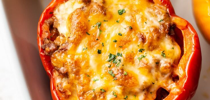 Juicy bell peppers with a crust: what to cook with