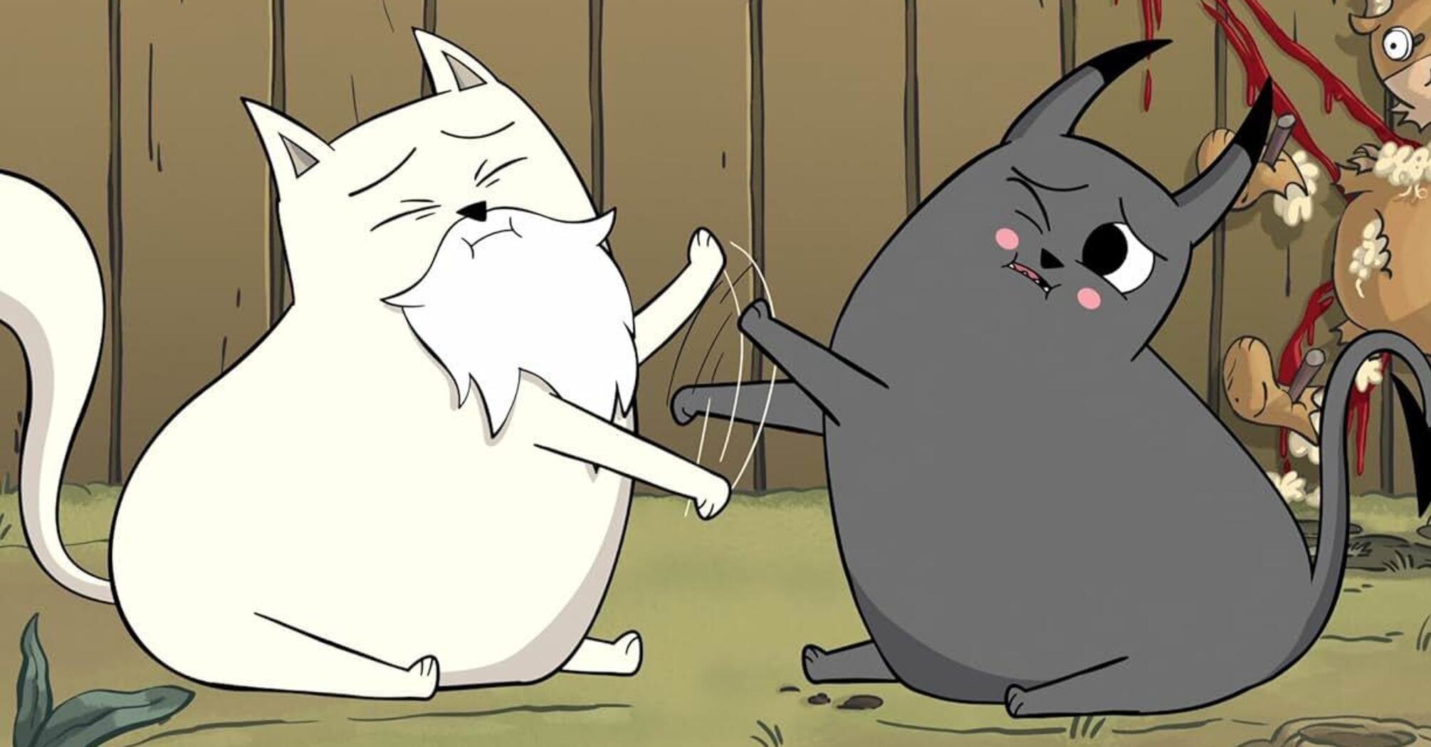 God is a cat: bizzare animated series Exploding Kittens released on Netflix