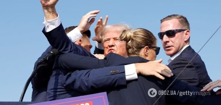 Trump barely escapes a bullet during his speech in Pennsylvania: all details of the assassination attempt. Photo and video