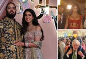 Boris Johnson, siostry Kardashian i Rosjanie: jak goście bawią się na trzydniowym "weselu roku" w Indiach