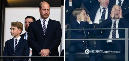 Ptaki z ferajny. Książę William i książę George nie mogli powstrzymać emocji po porażce Anglii na Euro 2024