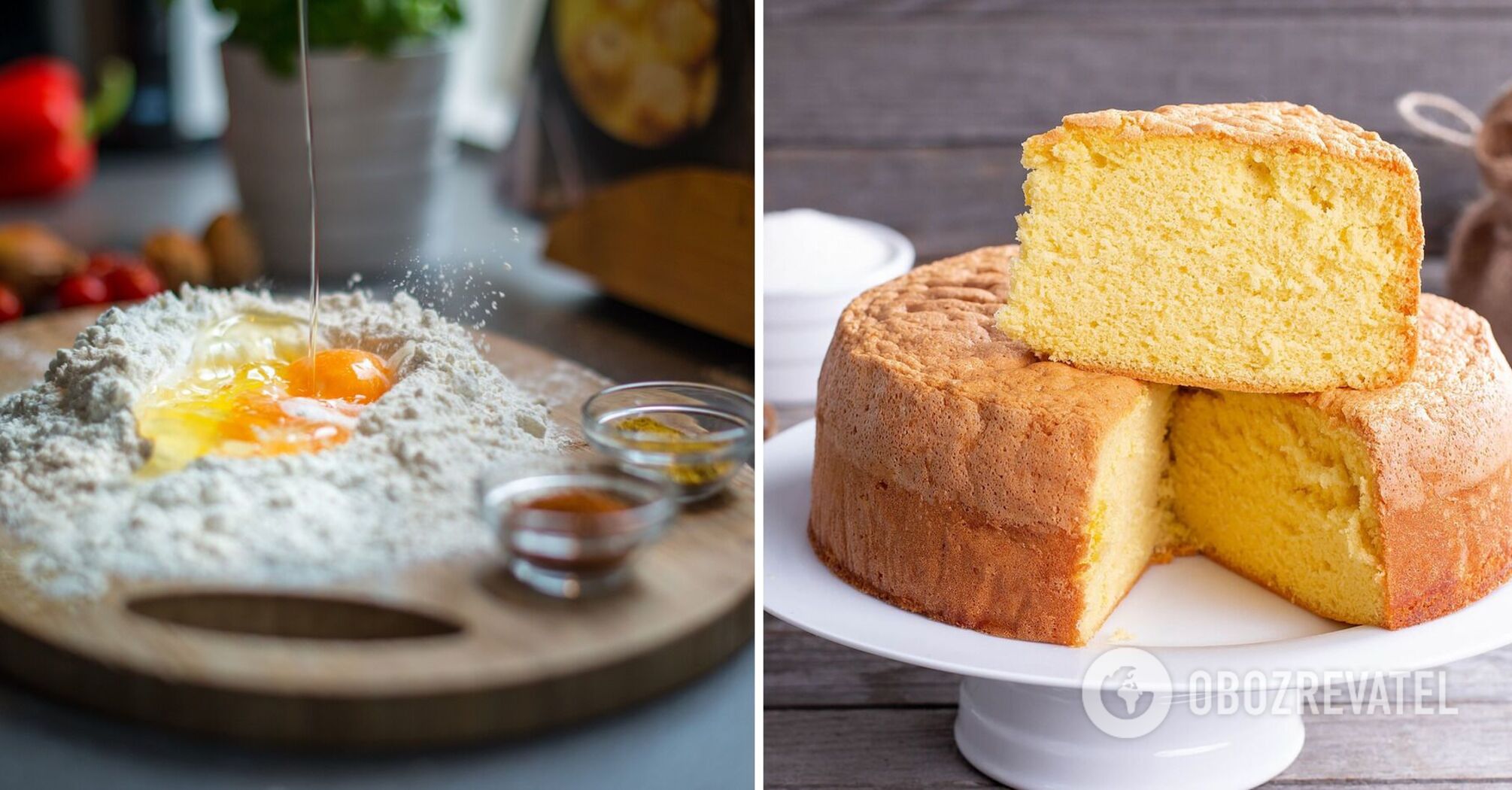 How to make a fluffy sponge cake dough