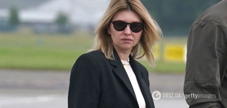 Zelenska was spotted in Ireland with a baguette bag for 7,900 UAH. Photo