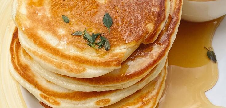 Homemade pancakes