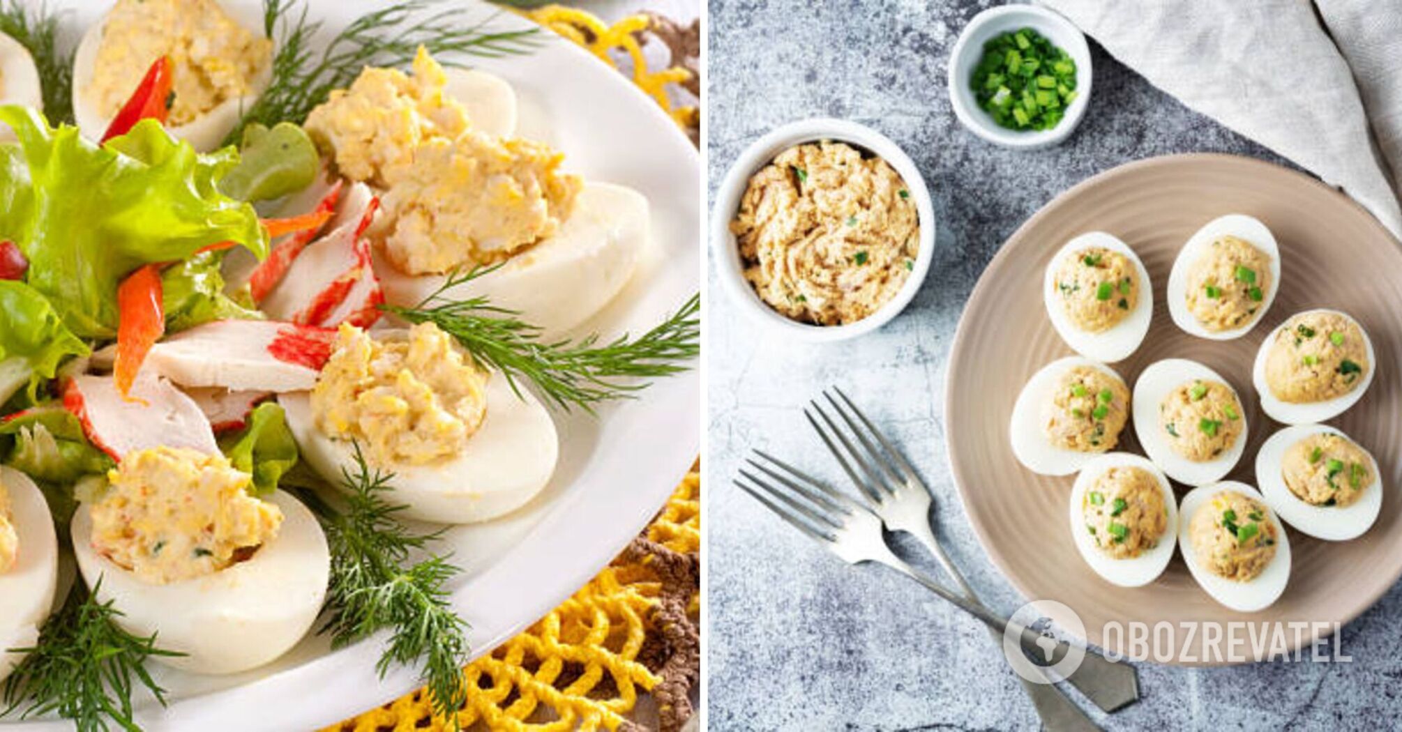 How to cook stuffed eggs in a new way: an interesting life hack