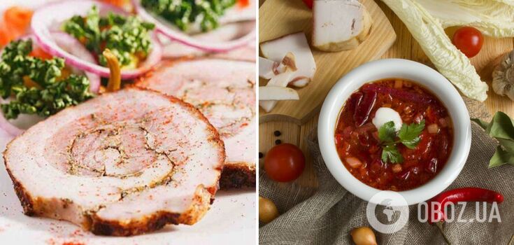 How to serve lard with borscht: recipe for a win-win appetizer