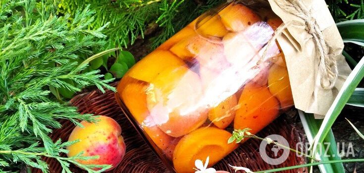 Recipe for canned apricots