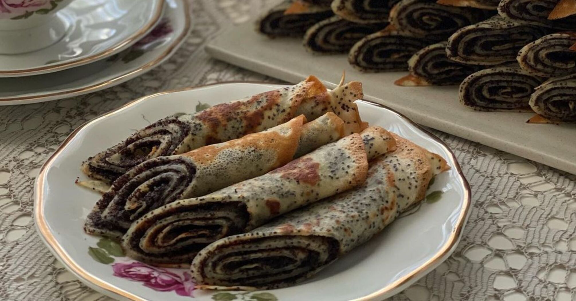 Recipe for pancakes with poppy seeds