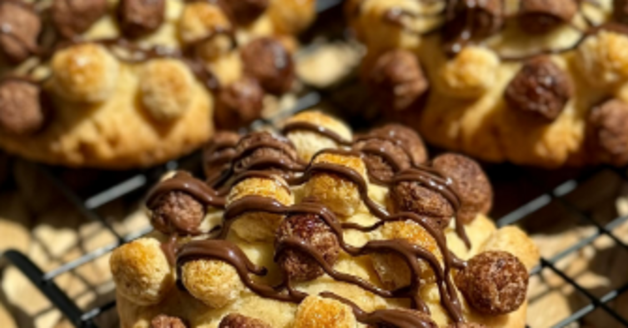 Crispy cookies with chocolate balls: how to prepare to please both adults and children