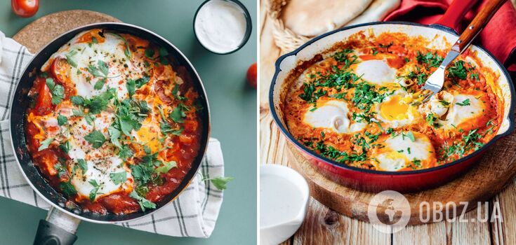Delicious and nutritious shakshuka for breakfast in minutes: the recipe