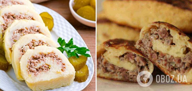 The most delicious potato rolls with minced meat in a hurry: what to cook for dinner
